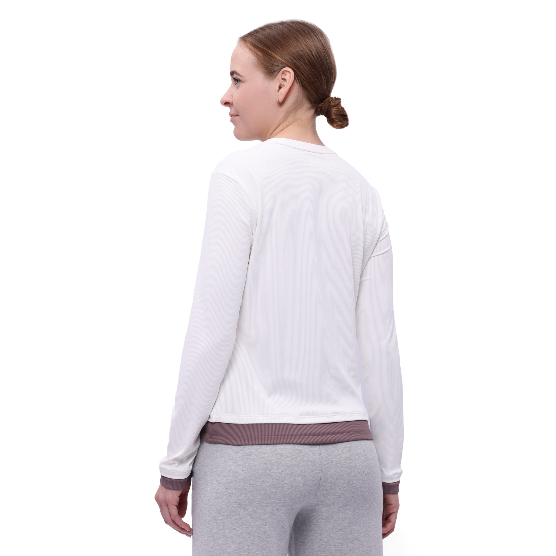 ATLW068-4 Лонгслив Workout белый